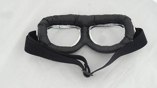 Cool design windproof silver-plated motorcycle streetbike eye-wear goggles 