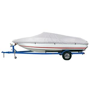 Dallas manufacturing co. reflective polyester boat cover c - 16 ft-18.5 ft fish,