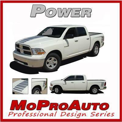 Dodge ram hood side - 3m pro vinyl vinyl graphics decals stripes 2010 178