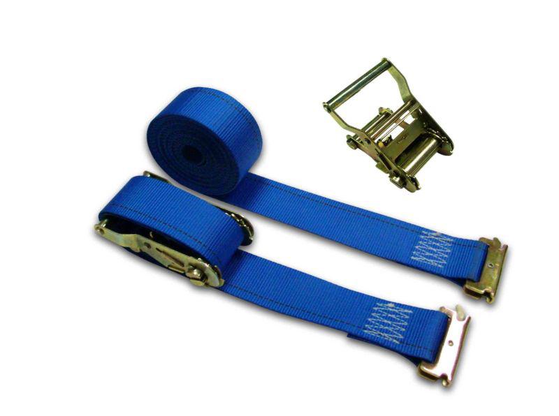 E-track ratchet strap w/ e-fittings. 2" x 20'   (6)  