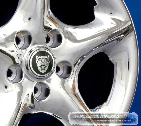 Buy JAGUAR XK 8 XK8 17 INCH CHROME WHEELS RIMS LAMINA NEW in Newbury