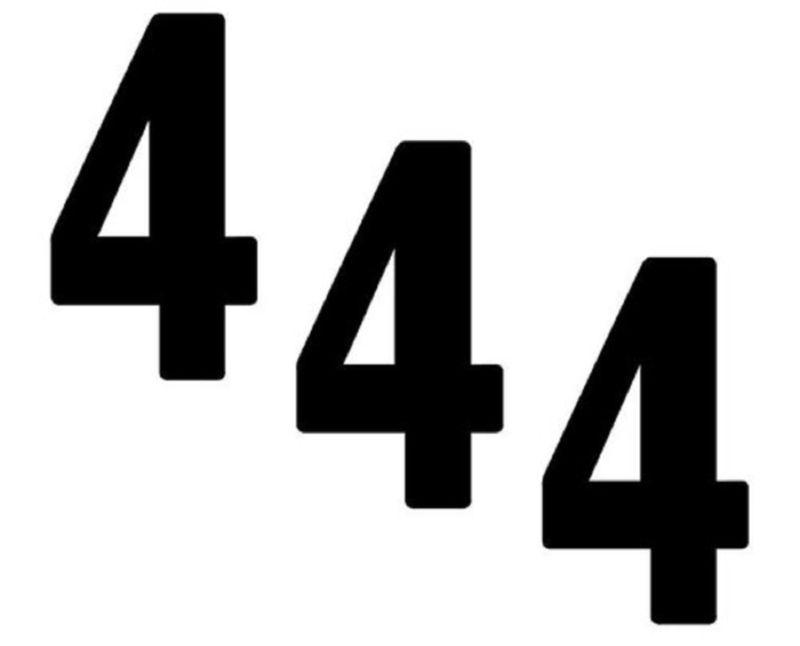 Fx black number 4 graphics for kawasaki dirt bikes  motorcycle