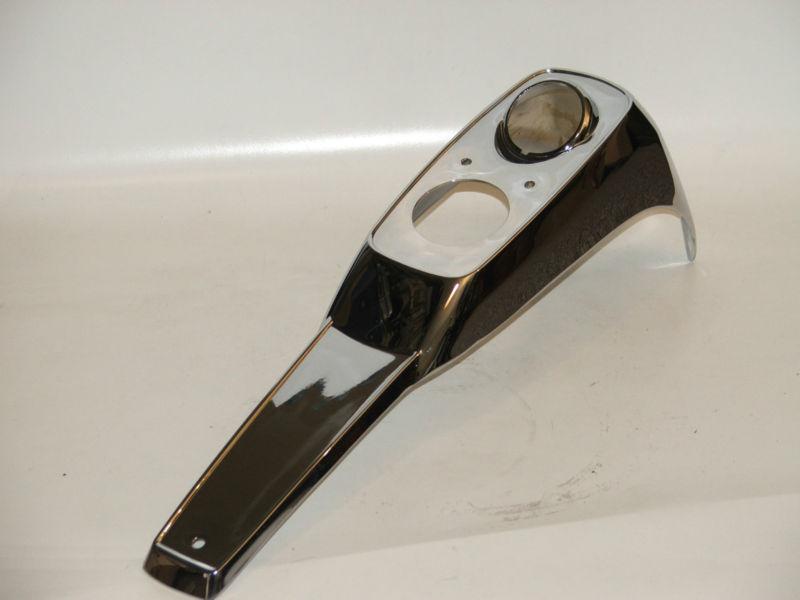 Nos genuine harley chrome dash for fxr fxrs-sp fxrt fxrd new! made in usa!