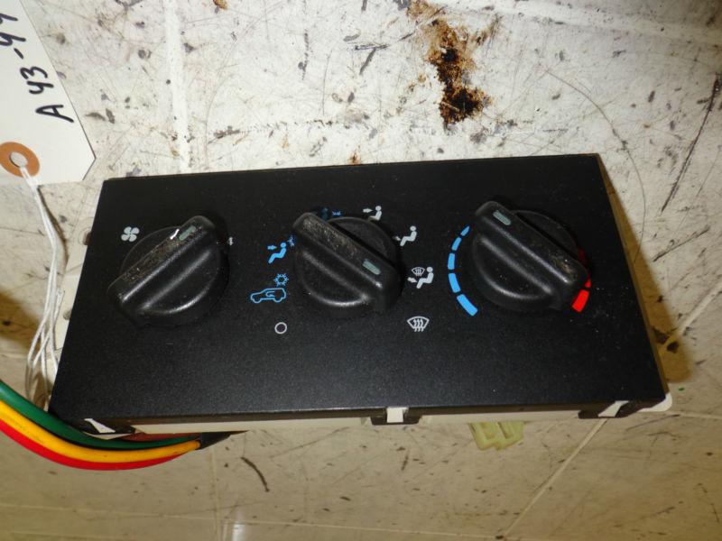 1998 jeep cherokee clasic a/c climate control switch head unit genuine oem