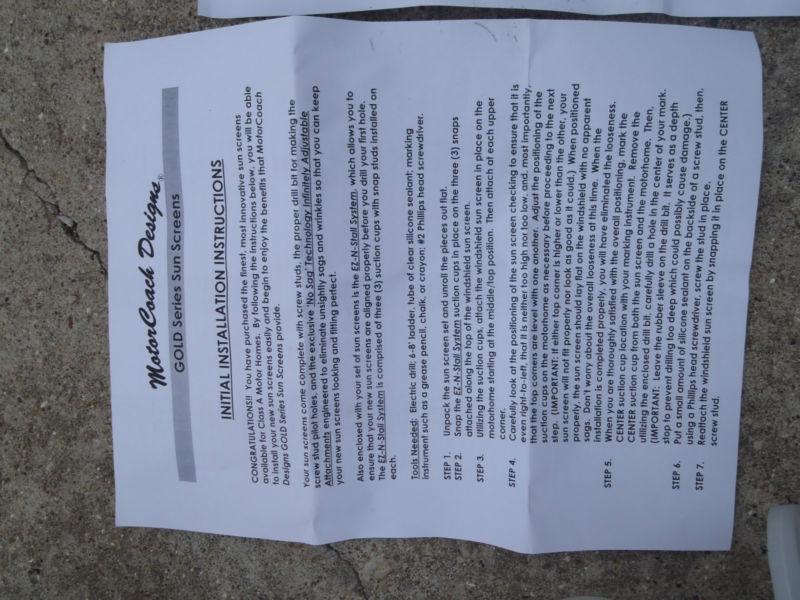 Buy RV Window Blackout CoversCoachmen Cross Country 20032004 NEW