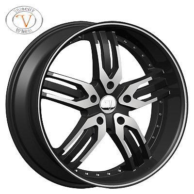 26" velocity 125 black wheels rims tires dodge ram 1500 durango dakota