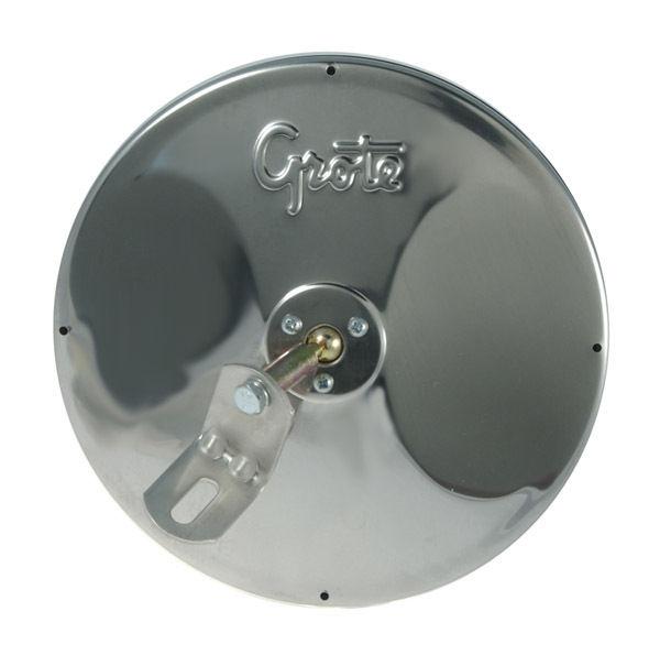 Grote 12293 - 8" round convex mirror with center-mount ball-stud