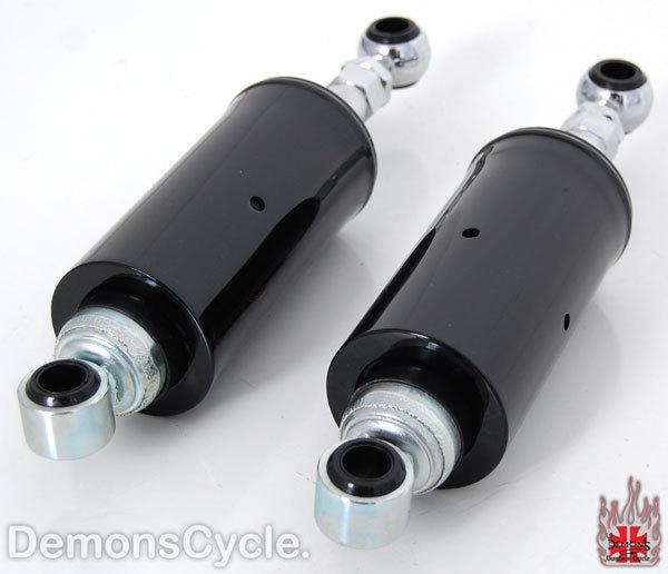 Buy 2 ADJUSTABLE LOWERING BLACK GAS SHOCKS SET SUSPENSION FIT HARLEY