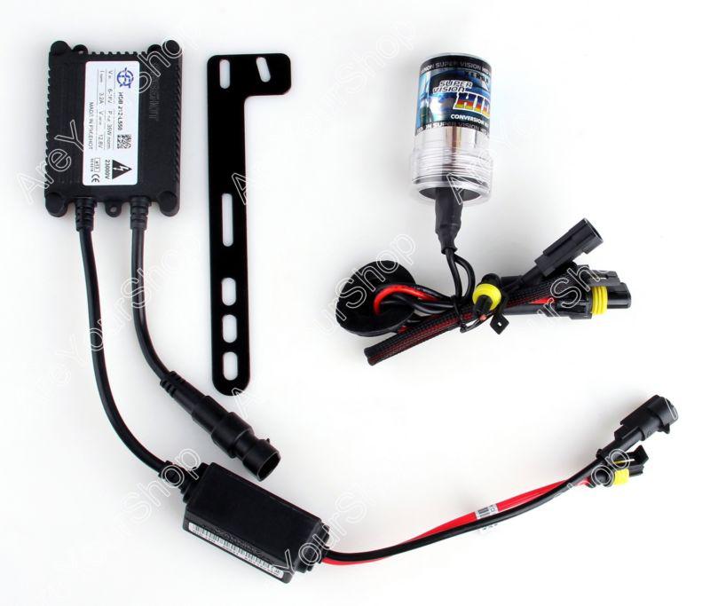 1 x moto headlight xenon hid bulb ballast conversion kit h1 3000k