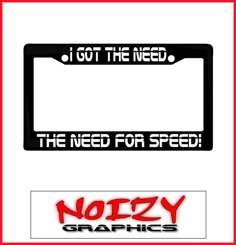 Jdm muscle racing license plate frame car sticker decal truck got need for speed