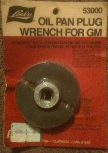 Oil pan plug wrench for gm by lisle 53000 free shipping usa