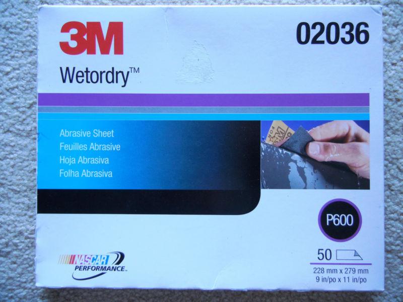 3m imperial wetordry sheets, 02036, 9 in x 11 in, p600a grit    