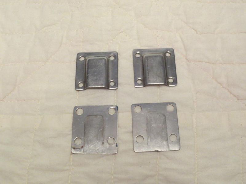 2 used mgb convertible top socket slide in fasteners ahh6883 backplates ahh6882 