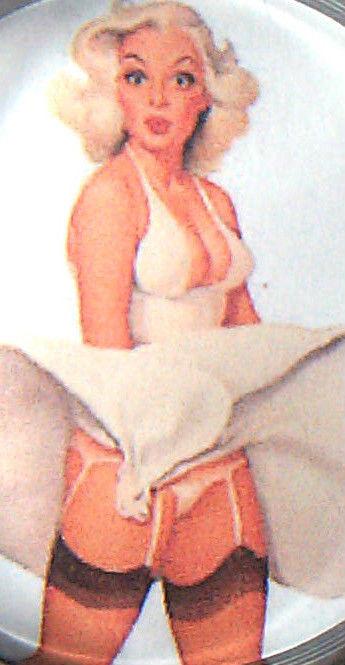 That Dress Marilyn Rat Rod STEERING WHEEL SPINNER KNOB Hot PIN UP Girl Brody nob, US $24.99, image 5