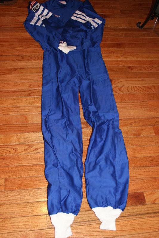 New Simpson Blue Single Layer STD.6 Medium/Large Proban Racing Suit - GREAT DEAL, US $60.00, image 4
