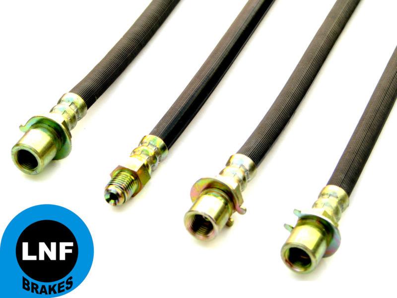 60 1960 cadillac 75 fleetwood, eldorado 62 deville - brake hose set x4 (2fr+2rr)