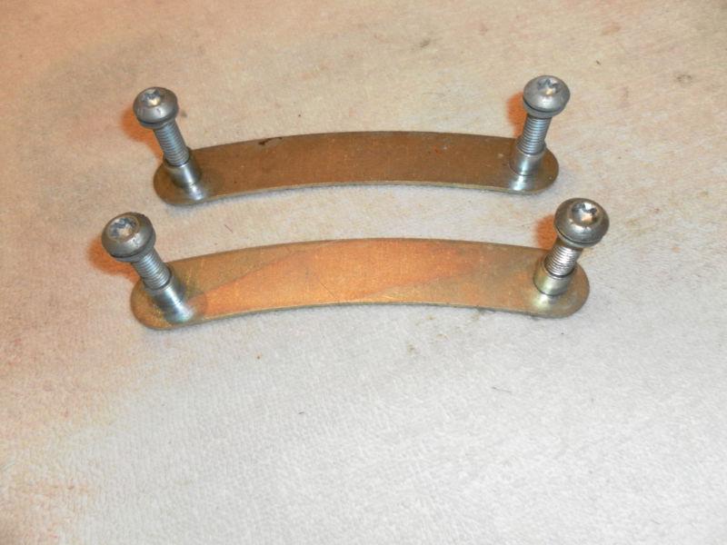Harley softail deuce rear fender mount brackets w/bolts
