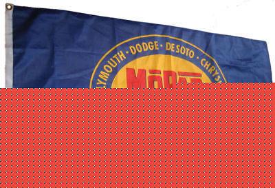 Mopar parts dodge chrysler plymouth flag banner 4x2 ft