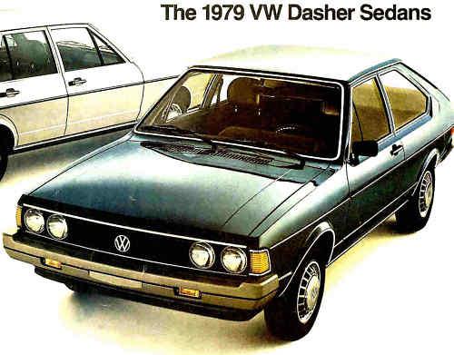 1979 vw dasher brochure -vw dasher 2d & vw dasher 4d sedan-volkswagen-diesel