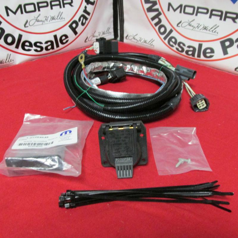 Find 20072014 Jeep Wrangler Trailer Tow Wiring Harness kit OEM Mopar