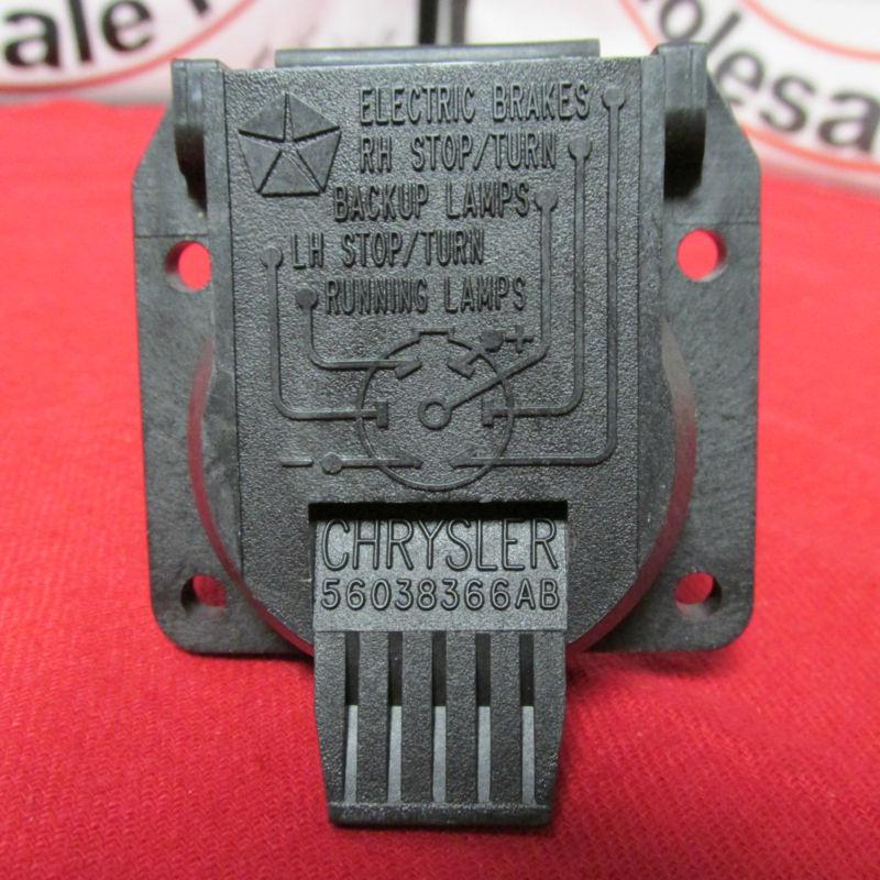 Find 20072014 Jeep Wrangler Trailer Tow Wiring Harness kit OEM Mopar