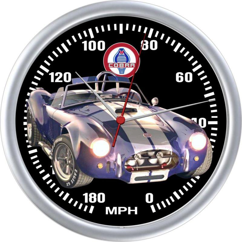 1965 1966 1967 shelby blue cobra sc ac ace 427 engine speedometer 14" clock