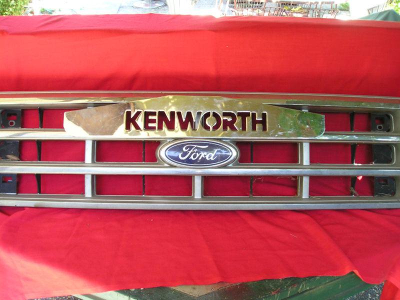 KENWORTH BIG RIG VINT CHROME MUD FLAP NAME PLATE TRUCKER MAN CAVE DECOR, US $15.99, image 5