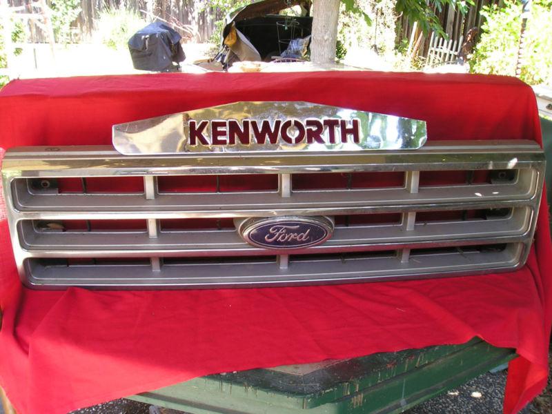 KENWORTH BIG RIG VINT CHROME MUD FLAP NAME PLATE TRUCKER MAN CAVE DECOR, US $15.99, image 6