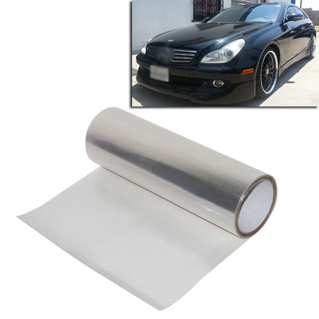 Clear film vinyl wrap 12"h x 48"l inch fog lamp headlight paint protection sheet
