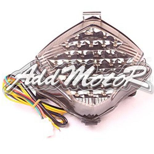 Reflex led lamp motorcycle brake holder tail light for yzf r1 04-06 mt041-a