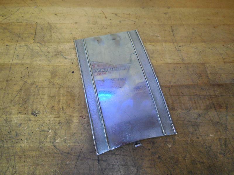 Chrome tank panel for harley 1968-1999 models w/ fat bob tanks