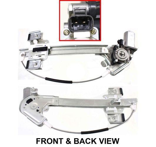 New window regulator passenger right side rear with motor le sabre power rh hand