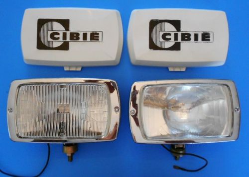 Vintage genuine pair of cibie 175 road lights, clear lens 4x4 racing off road