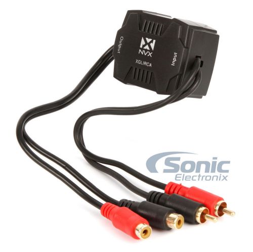 Nvx xglirca ground loop isolator for rca interconnect auxiliary/aux connections