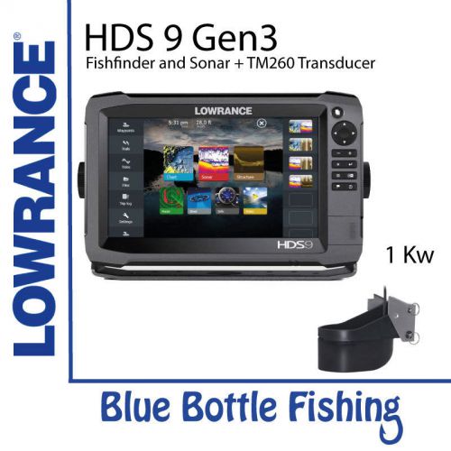 Lowrance hds 9 gen 3 touch + tm260 transducer