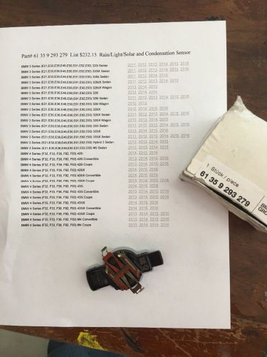 Bmw rain sensor oem# 61359293279