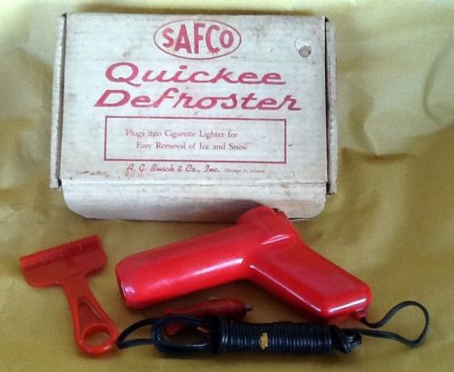 Vintage safco quickie defroster and scraper in original box