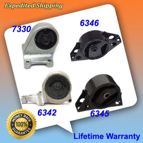 Engine motor&amp;trans mount set 4pcs for 93-01 nissan altima 2.4l manual trans.m888