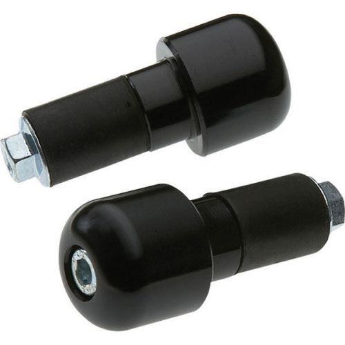 Black smooth lockhart phillips usa standard bar end - 135-114