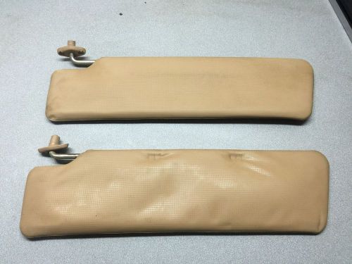 Mazda b2000 / ford courier sun visors tan oem good condition no rips!