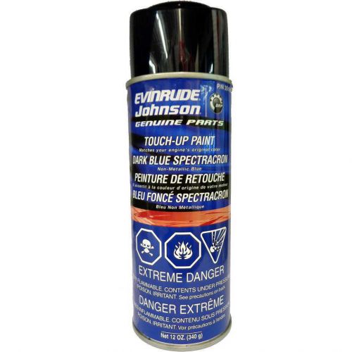 Oem brp johnson evinrude e-tec dark blue spectracron touch-up spray paint