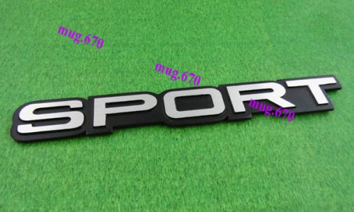 Aluminum auto car sport for range rover emblem badge sticker