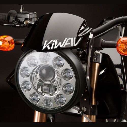 7" led motorcycle headlight black high low beam 1pce for scooter atv motorbike