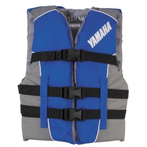 Yamaha new life jacket vest child junior kids 30-50lbs blue may-10v3b-bl-jr