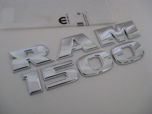 2009 10 11 12 13 14 dodge ram 1500 chrome front door letters numbers emblem oem