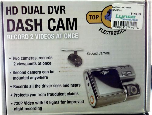 Dash cam top dog hd dual dvr