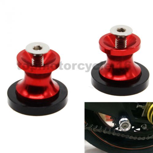 Find 6mm CNC Swing Arm Swingarm Spools For BUELL 0810 1125R Red