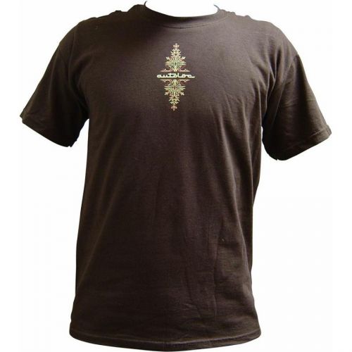 Autoloc large brown short sleeve pinstripe t shirt style 1pinstripe hardware