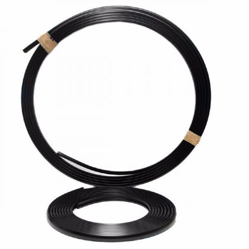 Barbour 01235bl0732p01zg blk 1 1/2in x 37ft precut boat rub rail kit w/ insert