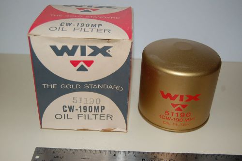Vintage wix oil filter # cw-190mp, ford tractor, minn.-moline, dearborn marine